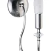 Elde Wandlampe in Silber AREGUND Flur Leuchte E14