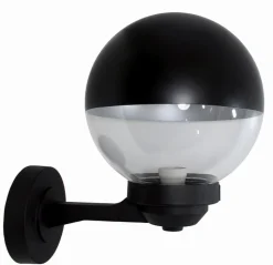 Elegante Außenwandleuchte Kugel Schirm IP44 Rustikal