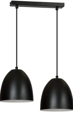 Elegante Hängelampe ANNIE Schwarz Retro Esstisch