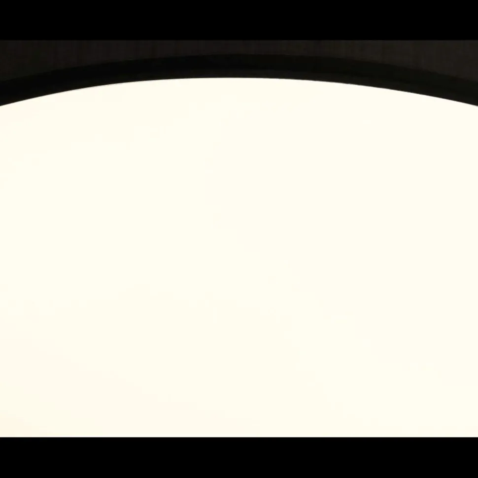 Elegante LED Deckenleuchte Ø50 cm 25 W in Schwarz Gold