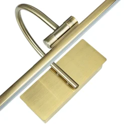 Elegante LED Wandlampe Jugendstil 3000K in Messing