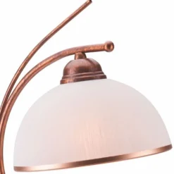 Elegante Tischleuchte KALONA Braun Jugendstil 49cm