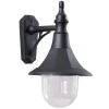 Elegante Wandlampe Außen Schwarz IP44 Hof Haus