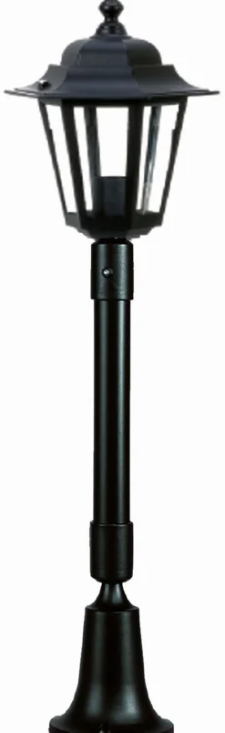 Elegante Wegeleuchte Schwarz Rustikal 77cm E27 IP43