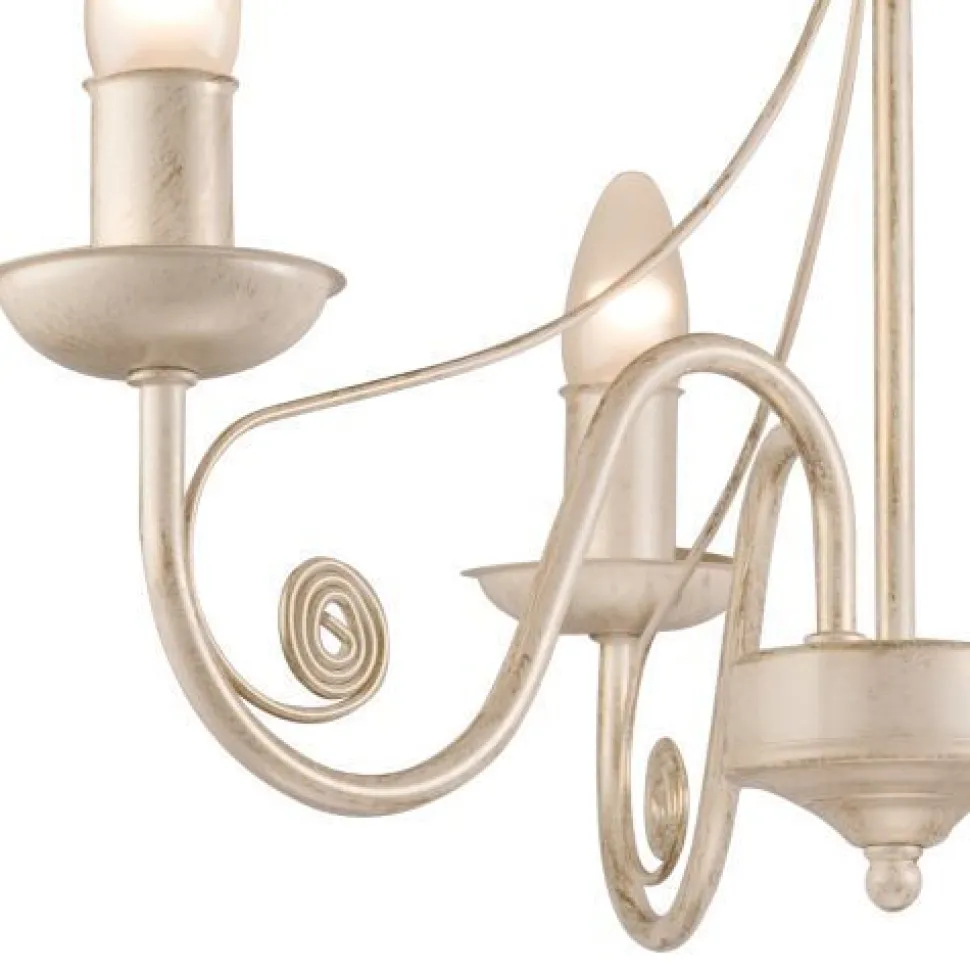 Eleganter Kronleuchter KELSIE Rustikal 3-flmg