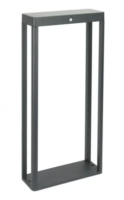 Energieeffiziente LED Solarleuchte IP65 2 W Dunkelgrau