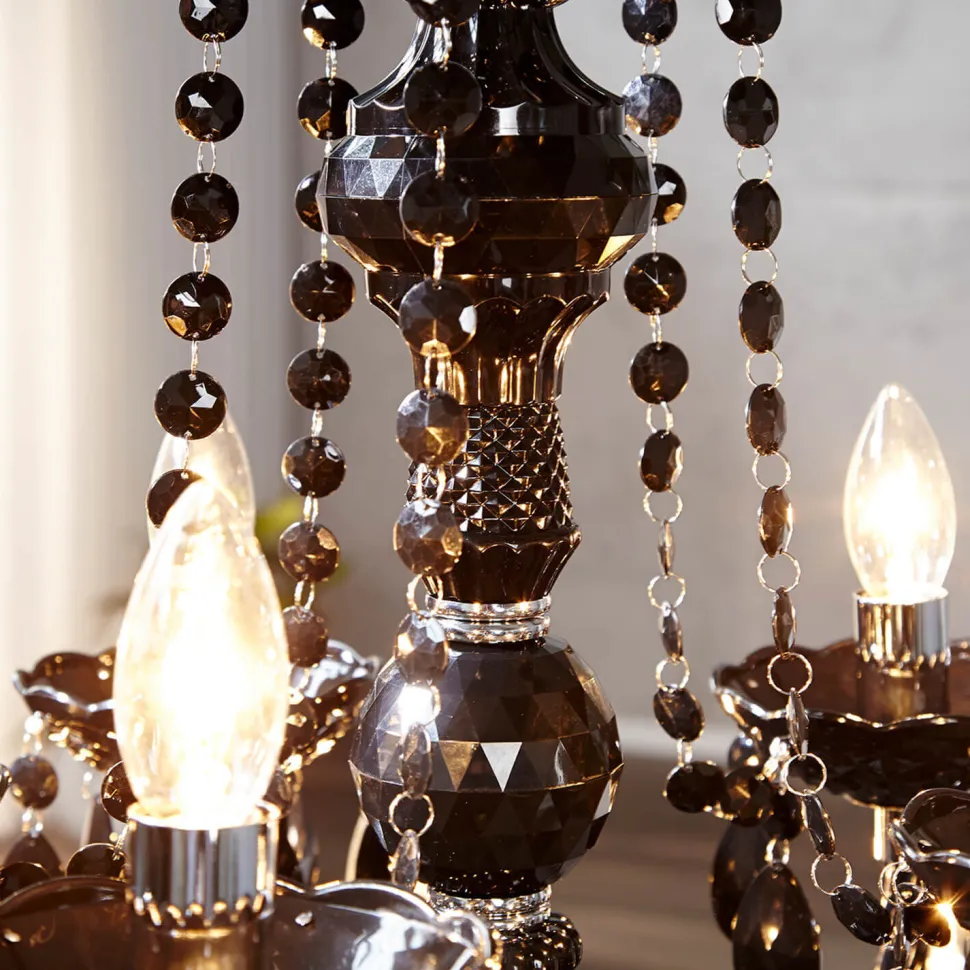 Esszimmer Lampe Designerleuchte Klassisch E14 Schwarz