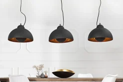 Esszimmer Lampe Pendelleuchte Schwarz Retro E27
