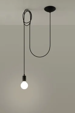 Flexibel Hängelampe Schwarz max. 3 m E27 flexibel