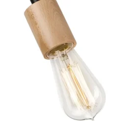 Flexible Deckenleuchte KASSIDY Schwarz Wohnzimmer