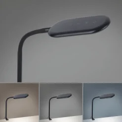 Flexible LED Klemmleuchte Schwarz 3000-6000 K dimmbar