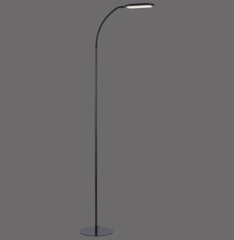 Flexible LED Stehlampe Schwarz 175 cm 3000-6000 K 7 W