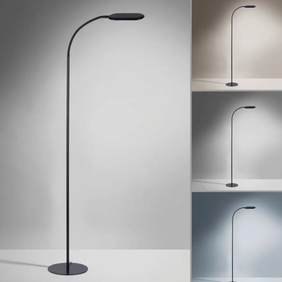 Flexible LED Stehlampe Schwarz 175 cm 3000-6000 K 7 W