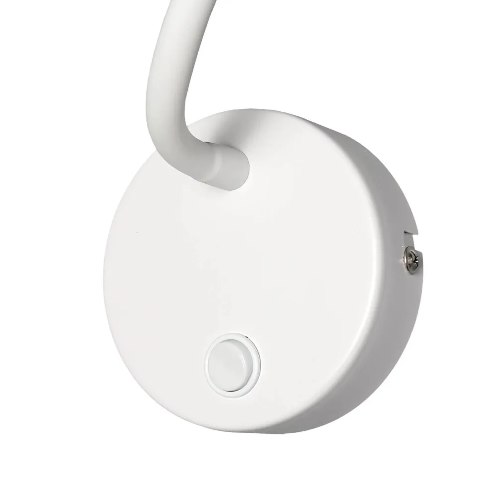 Flexible LED Wandleuchte Metall zeitloses Design