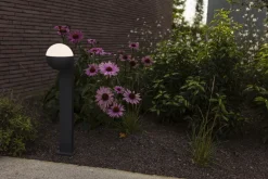 Flexible Stehlampe Aluminium 70 cm E27 IP54 blendarm