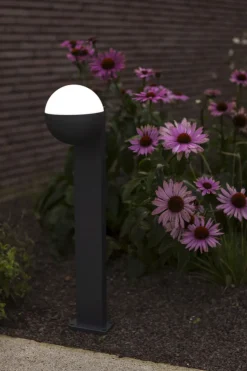 Flexible Stehlampe Aluminium 70 cm E27 IP54 blendarm