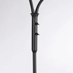 Flexible Stehleuchte Glas Metall 170 cm inkl E14 3000 K