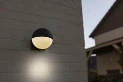 Flexibler Außenspot Aluminium B:15 cm E27 IP54 blendarm