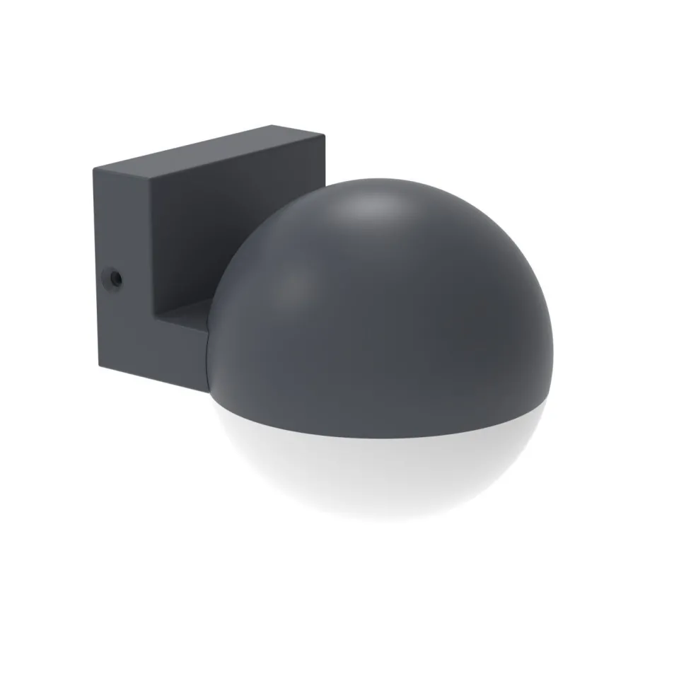 Flexibler Außenspot Anthrazit B:10 cm E27 IP54 blendarm