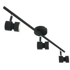 Flexibler Deckenspot Schwarz inkl. GU10 3-flammig