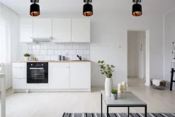 Flexibler Deckenstrahler Stoff Metall E27 rund Ø15 cm