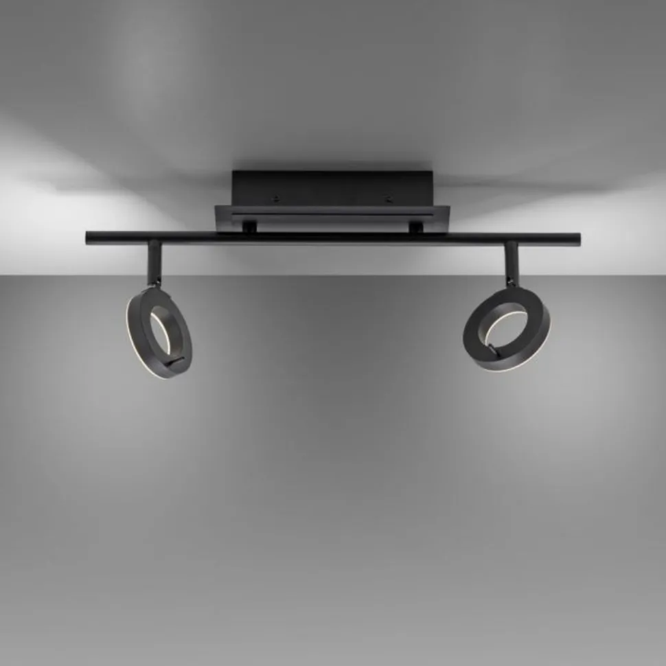 Flexibler LED Deckenspot Anthrazit IP44 50 cm blendarm
