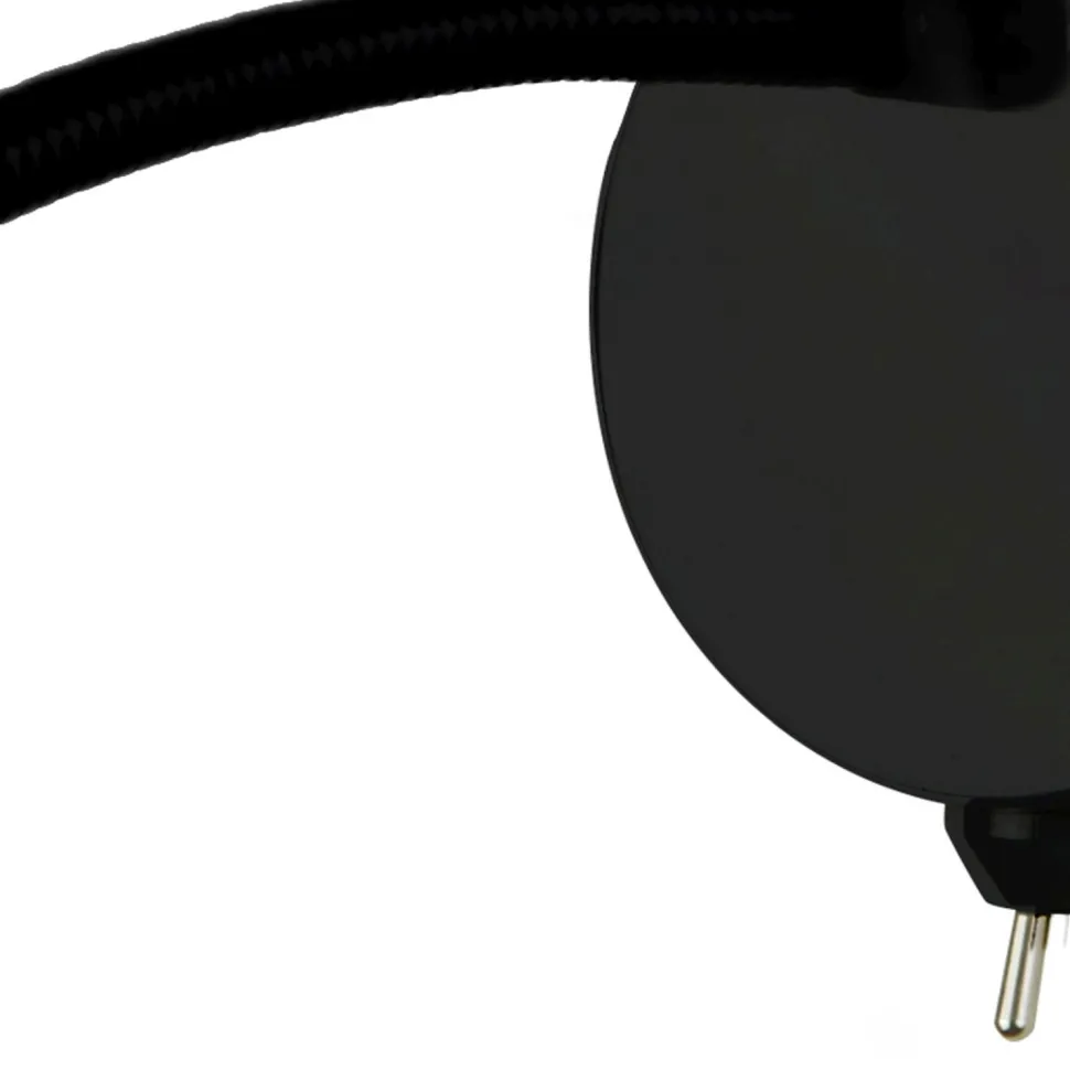 Flexibler LED Wandstrahler mit Schalter Metall warmweiß