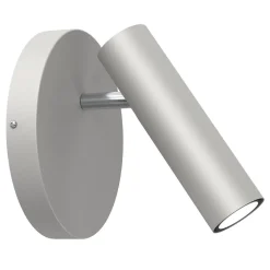 Flexibler Wandspot Grau Chrom GU10 H:19,5 cm elegant