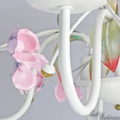 Florale Hängeleuchte Ø62cm 3-flmg