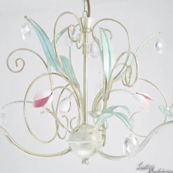 Florale Hängeleuchte Ø62cm 3-flmg