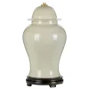 Fuß für Tischleuchte Keramik Creme Klassisch 54 cm E27