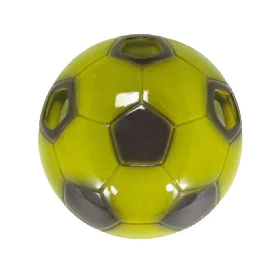 Fussballleuchte Wandleuchte grün schwarz Keramik