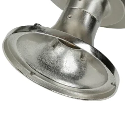 Garten Wegbeleuchtung in Nickel Echt-Messing H:29cm