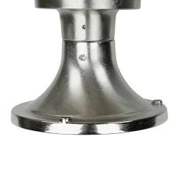 Garten Wegbeleuchtung in Nickel Echt-Messing H:29cm