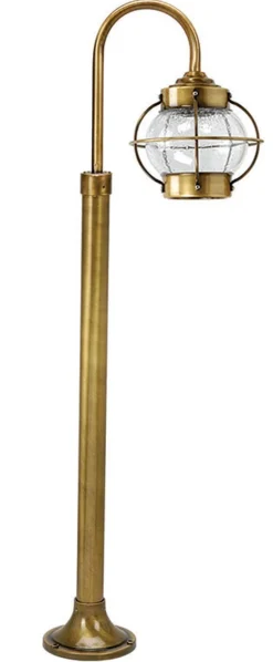 Gartenbeleuchtung Messing Maritim H:85cm außen Weg