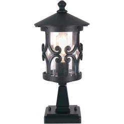 Gartenbeleuchtung Schwarz Aluminium Glas dekorativ