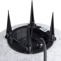 Gartenkugel Stein Optik Ø20cm E27 IP65 mit Kabel