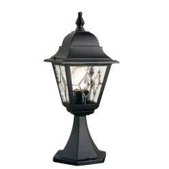 Gartenlampe Stehend Schwarz H:44cm Rustikal Außen