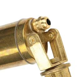 Gartenleuchte Erdspieß Echt-Messing IP64 verstellbar