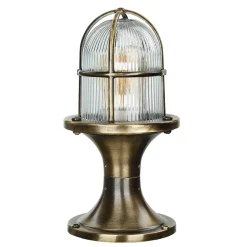 Gartenleuchte Messing 28cm hoch rostfrei SANTORIN