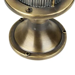 Gartenleuchte Messing 28cm hoch rostfrei SANTORIN