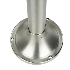 Gartenleuchte Messing H:62cm in Nickel Weg Terrasse