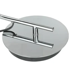 Gebogene Tischleuchte Bauhaus rund 45cm