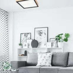 Gemütliche Deckenlampe Pinie Glas B:38,5 cm 4-flammig