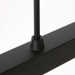 Gemütliche Hängelampe Schwarz Grün Metall Stoff 140 cm