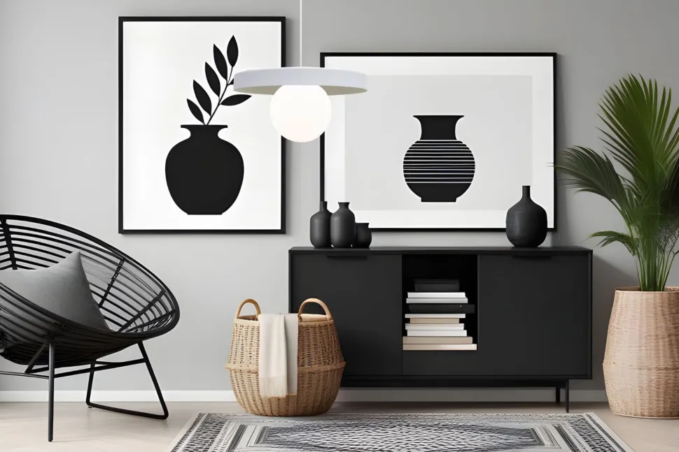 Gemütliche Pendelleuchte Glas Metall Weiß E27 Ø30 cm