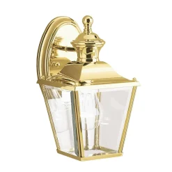 Glanzvolle Außenwandleuchte AURELIA Messing IP44