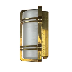 Glanzvolle Schiffslampe TOMASO Messing IP54