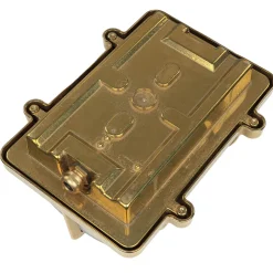 Glanzvolle Schiffslampe TOMASO Messing IP54