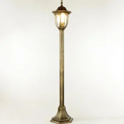 Gold Antike Wegeleuchte MILANO 1m hoch rustikal